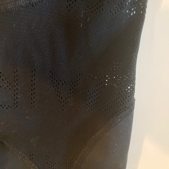 Women's Nike Air Black Leggings with Lace Inserts - Picture 4 of 4